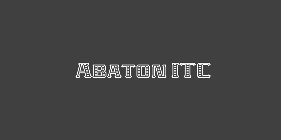 Fonte Abaton ITC