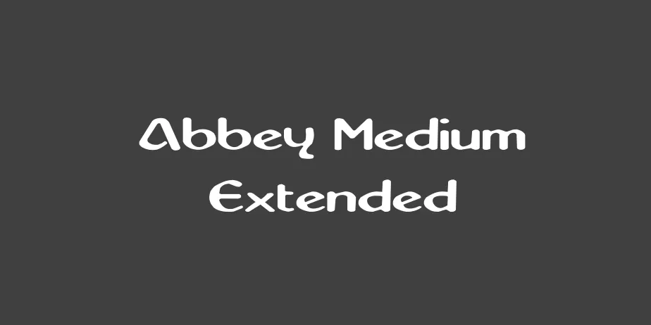 Fonte Abbey Medium Extended