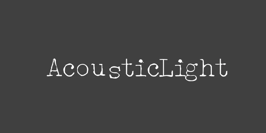 Fonte AcousticLight