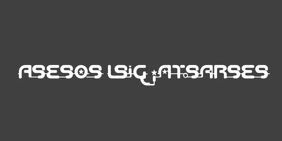 Fonte Aeos Ligature