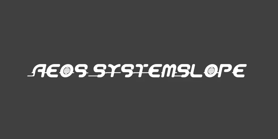 Fonte Aeos SystemSlope