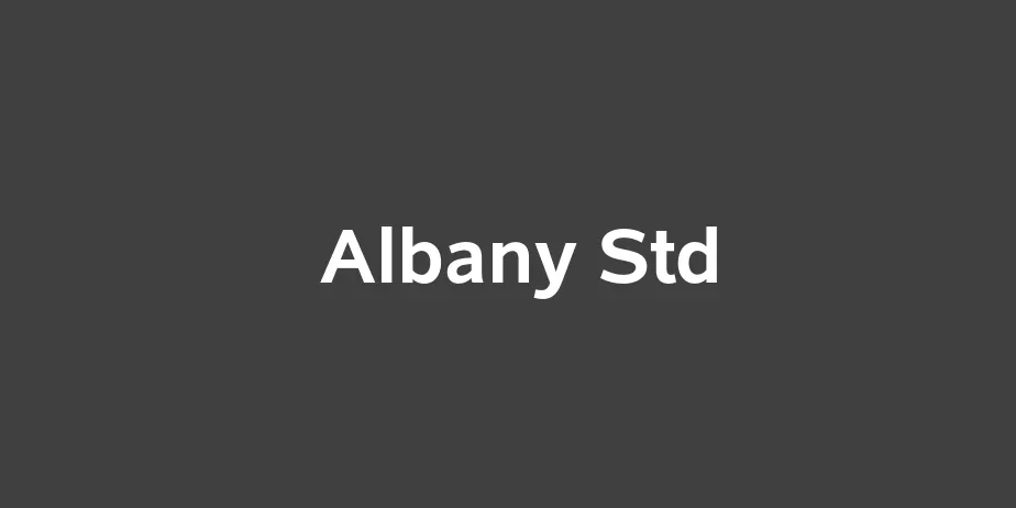 Fonte Albany Std