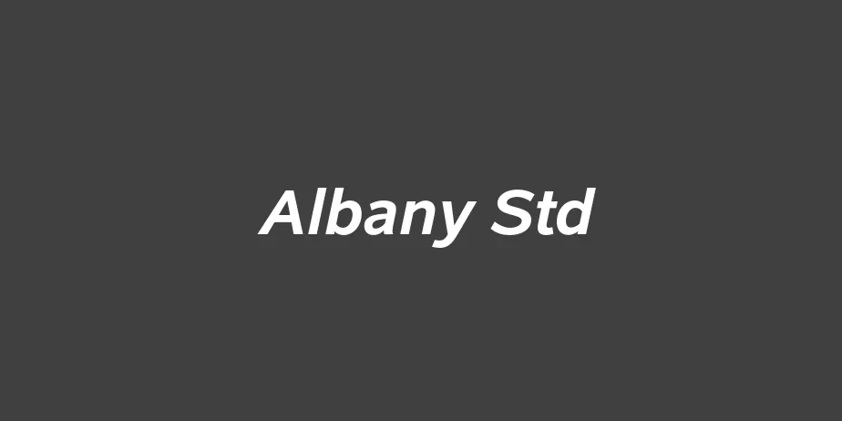 Fonte Albany Std