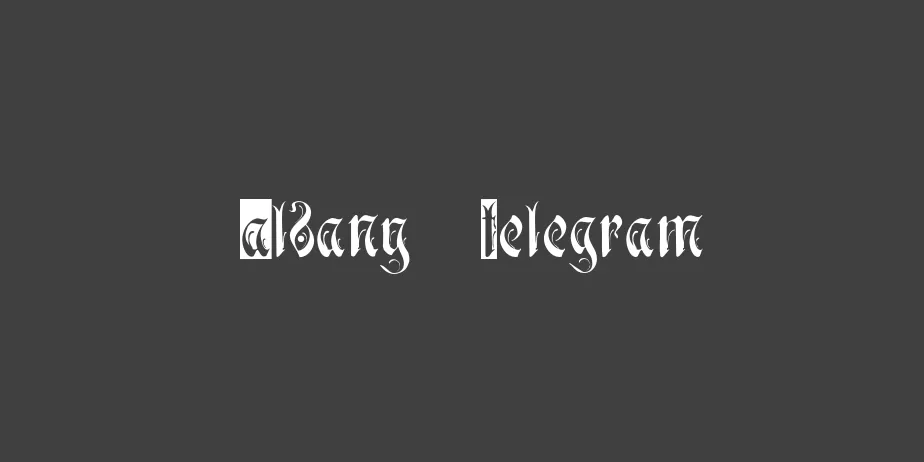 Fonte Albany Telegram