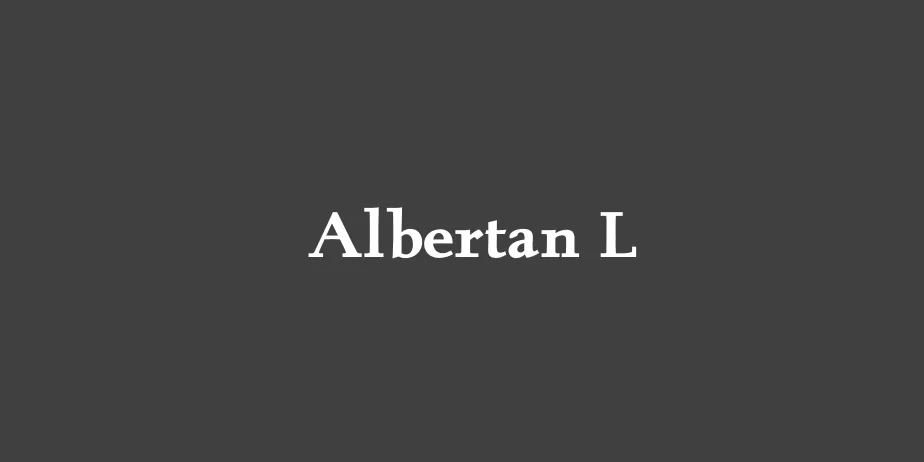 Fonte Albertan L