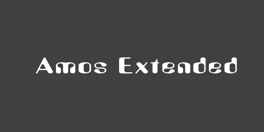 Fonte Amos Extended