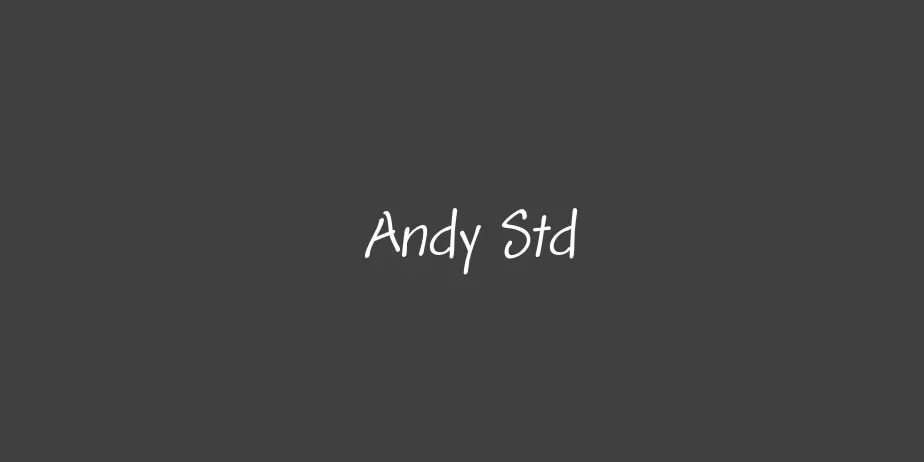 Fonte Andy Std