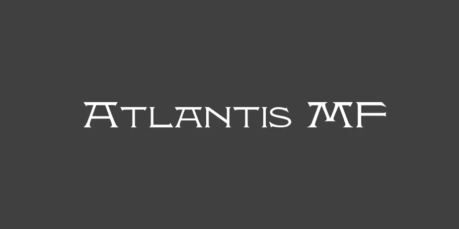 Fonte Atlantis MF
