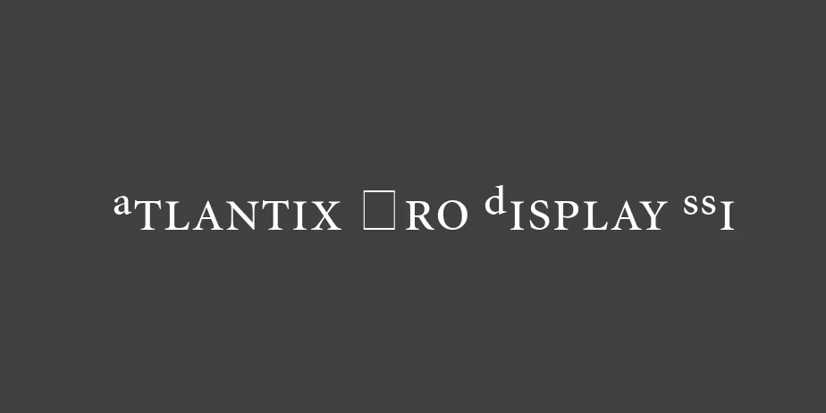 Fonte Atlantix Pro Display SSi