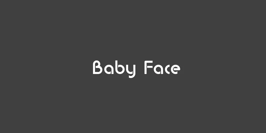 Fonte Baby Face