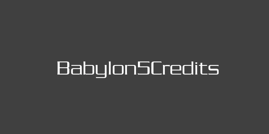 Fonte Babylon5Credits