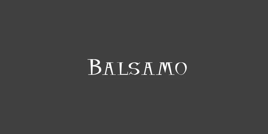Fonte Balsamo