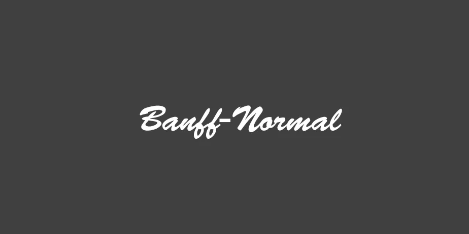 Fonte Banff-Normal