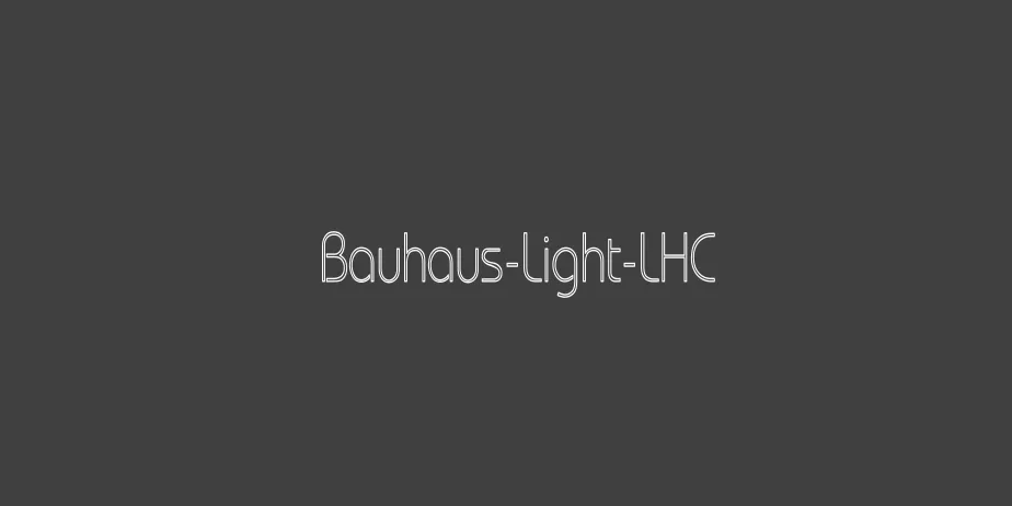 Fonte Bauhaus-Light-LHC