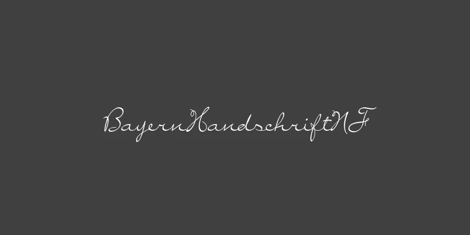 Fonte BayernHandschriftNF