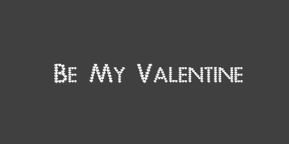 Fonte Be My Valentine