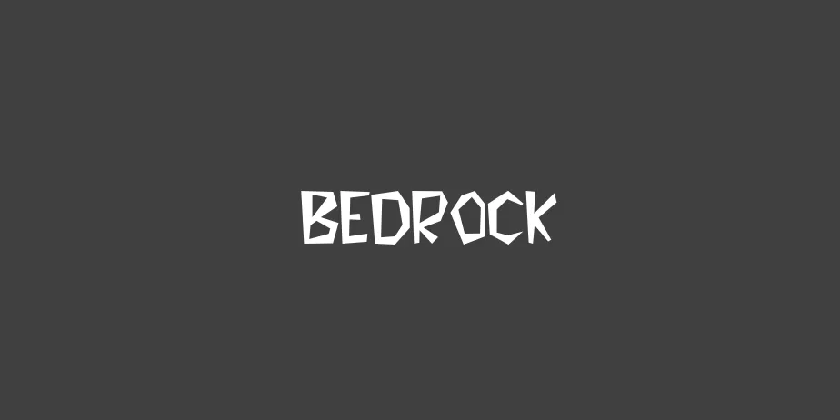 Fonte Bedrock