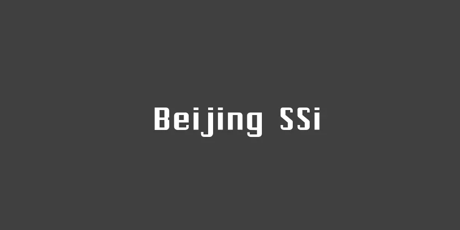 Fonte Beijing SSi