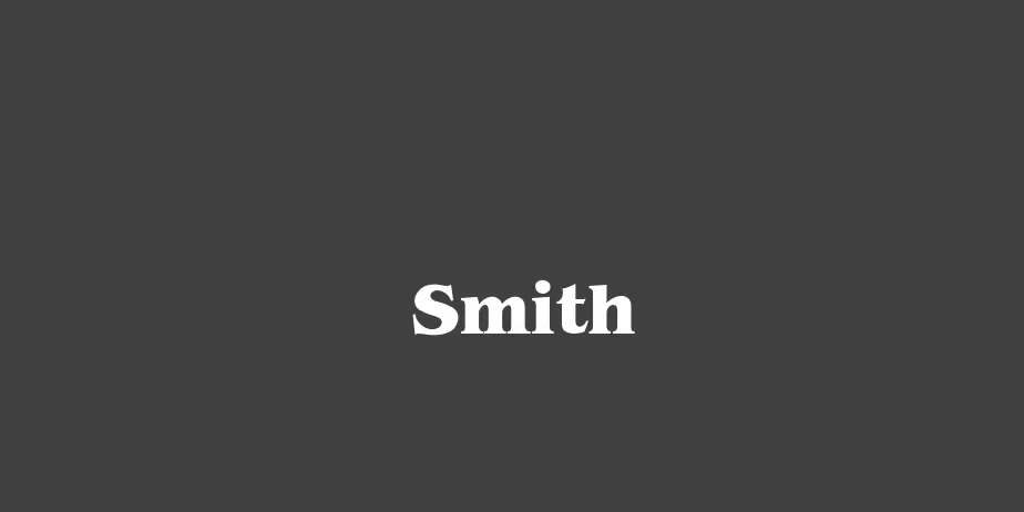 Fonte Ben Smith