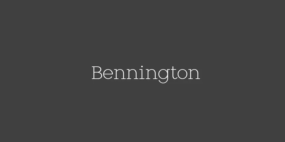 Fonte Bennington