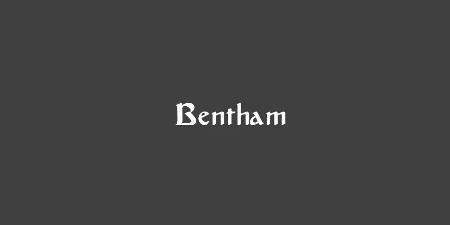 Fonte Bentham