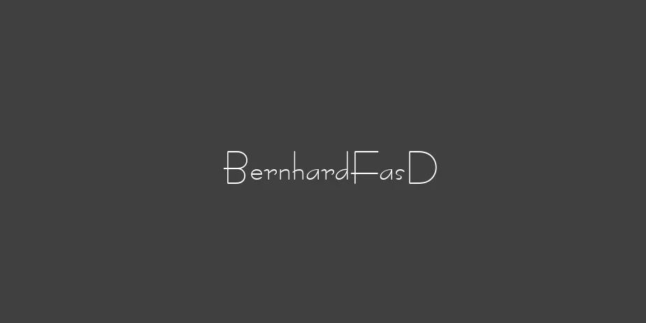 Fonte BernhardFasD