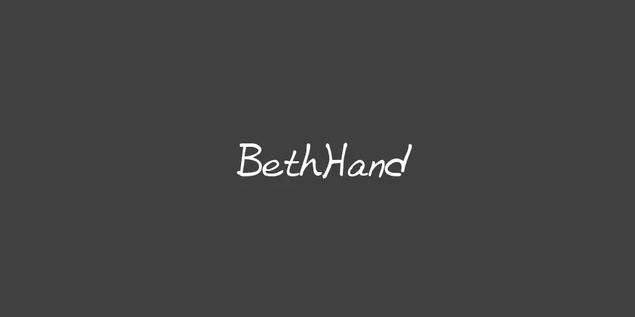 Fonte BethHand