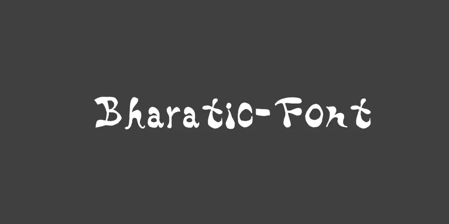 Fonte Bharatic-Font