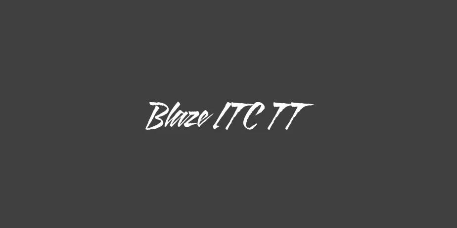 Fonte Blaze ITC TT