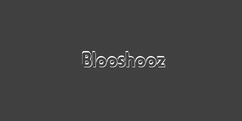 Fonte Blooshooz