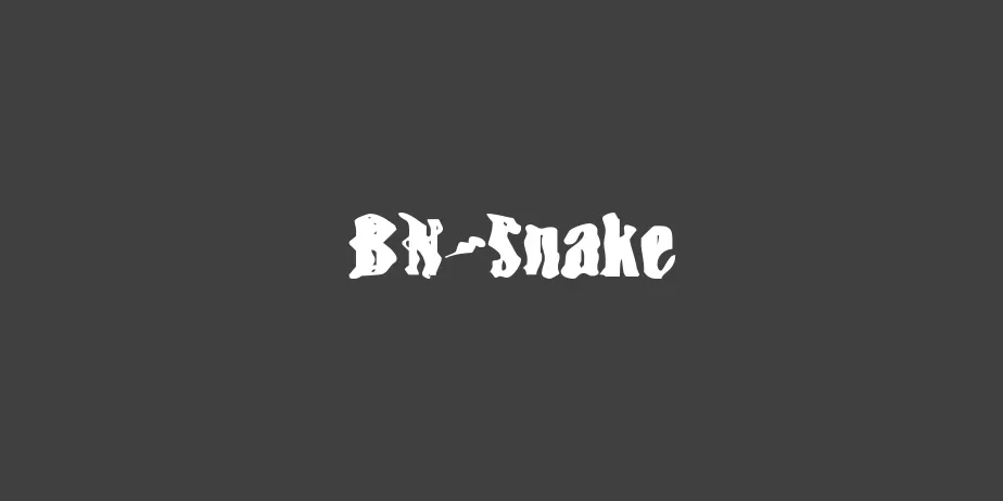 Fonte BN-Snake