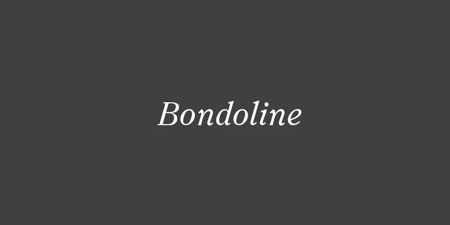 Fonte Bondoline