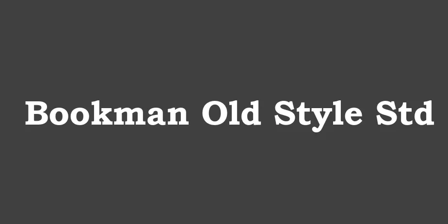 Fonte Bookman Old Style Std