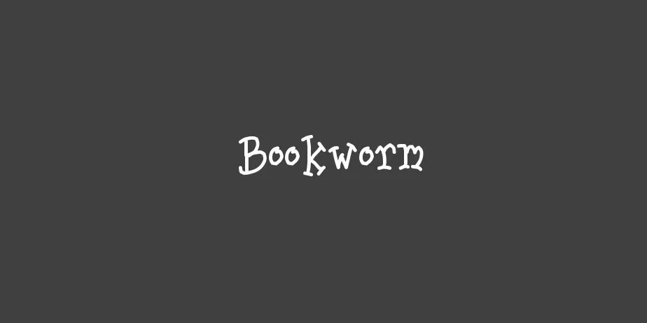 Fonte Bookworm