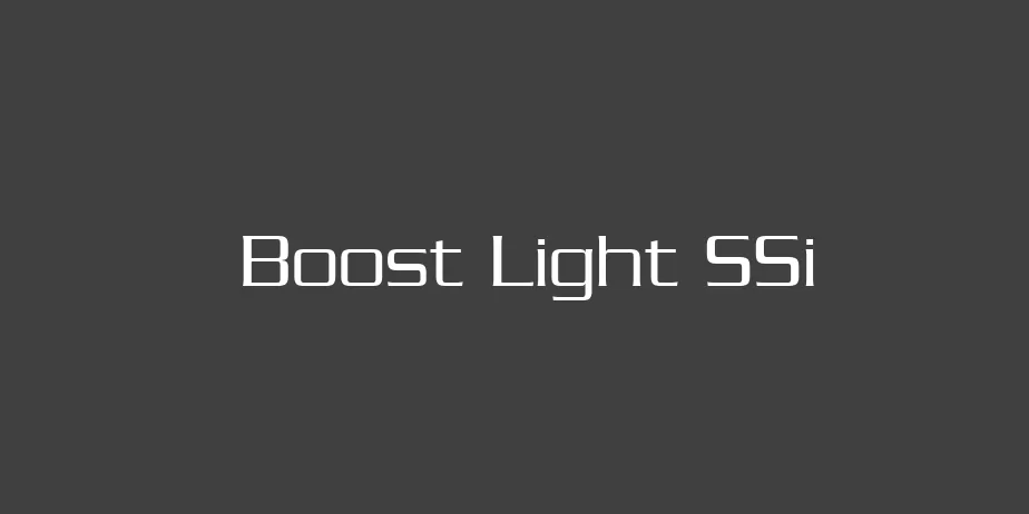 Fonte Boost Light SSi