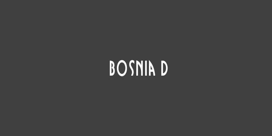 Fonte Bosnia D