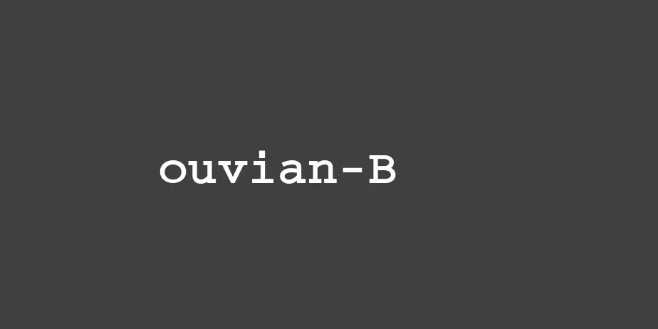 Fonte Bouvian-Bold-a