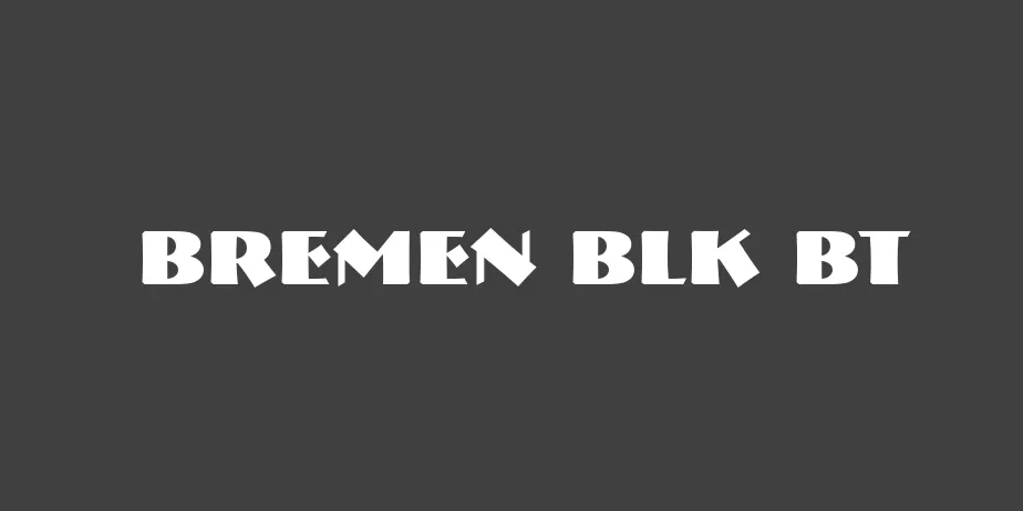 Fonte Bremen Blk BT