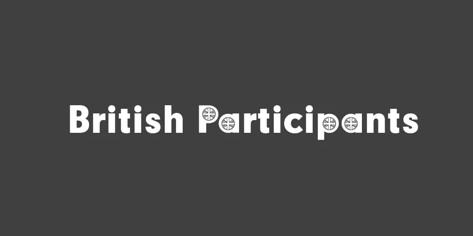 Fonte British Participants