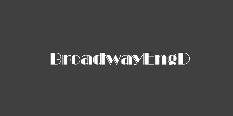 Fonte BroadwayEngD