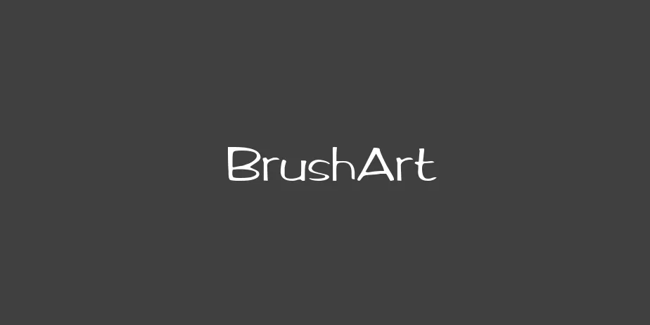 Fonte BrushArt