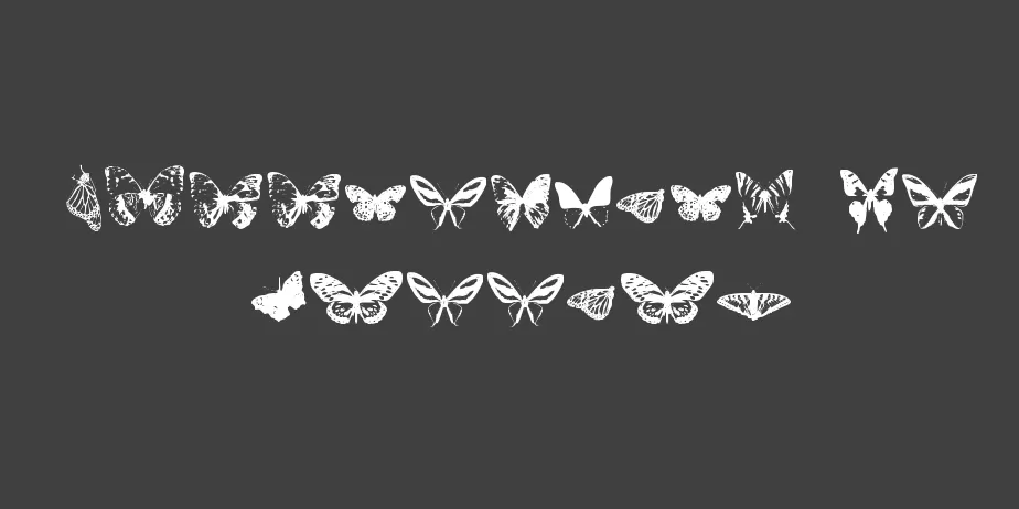 Fonte Butterflies by Darrian