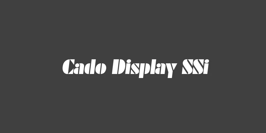 Fonte Cado Display SSi