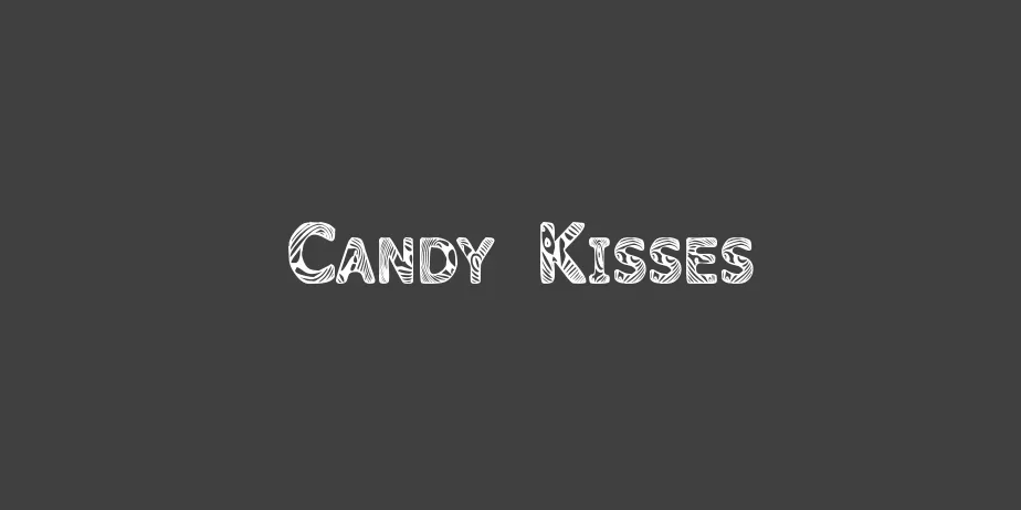 Fonte Candy Kisses