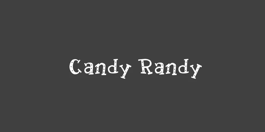 Fonte Candy Randy