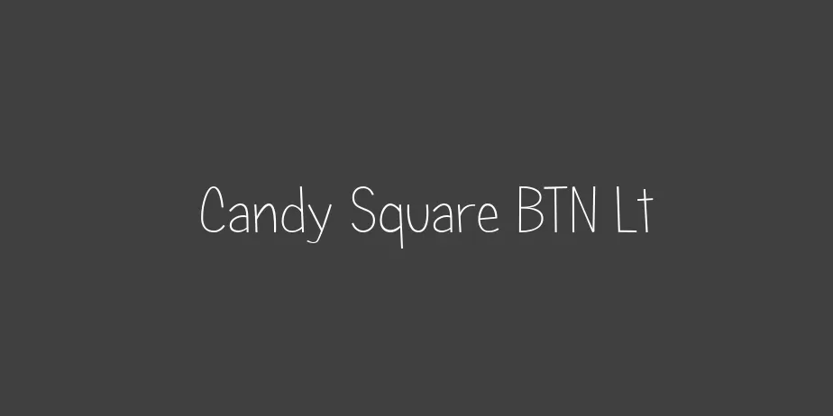 Fonte Candy Square BTN Lt