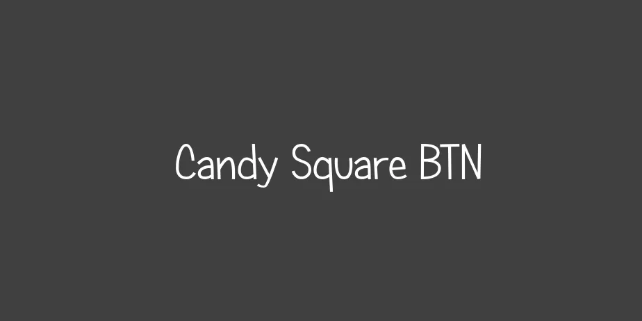 Fonte Candy Square BTN