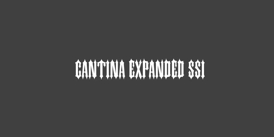 Fonte Cantina Expanded SSi