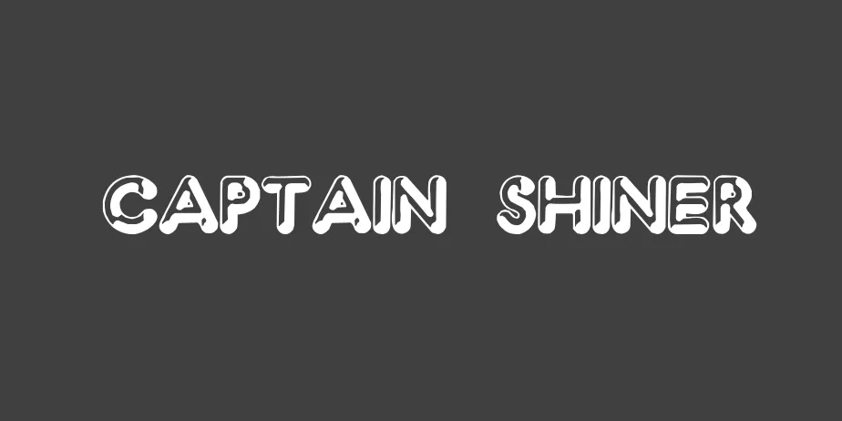 Fonte Captain Shiner