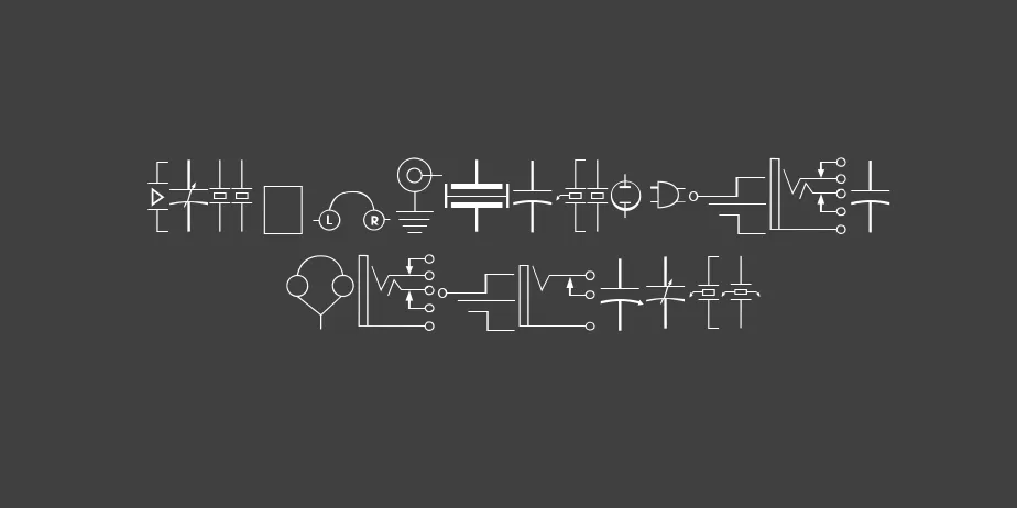 Fonte Carr Electronic Dingbats